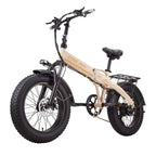 ORLMS S9F folding electric bike in Yellow